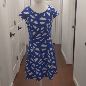 Worthington blue and white dress